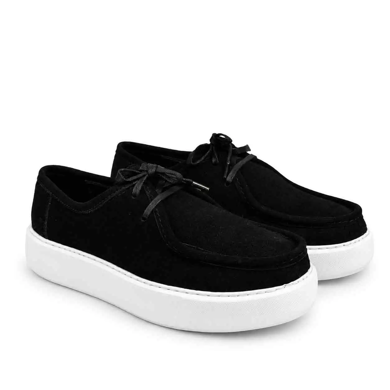 Basket pour homme 026 noir daim ...................  miniature